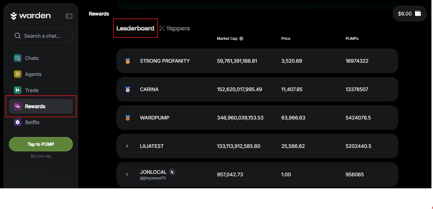 Create and grow your coin in Warden